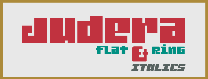 Judera -Monospaced & Unicase-