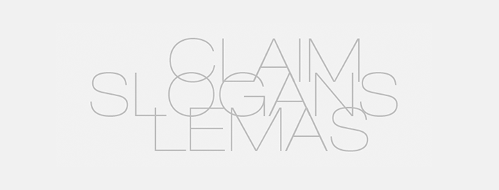 De Logos, Slogans y Claims